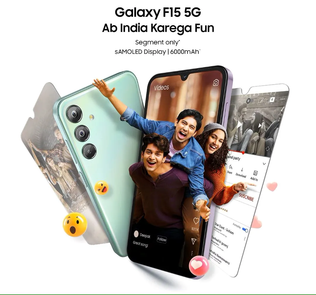 SUMSUNG का ये नया 5G Smart फोन, मचा रहा है गदर, मात्र 12999/- की कीमत में 6000mAh बैटरी, 50MP कैमरा,128 GB RAM और भी शानदार फीचर्स !